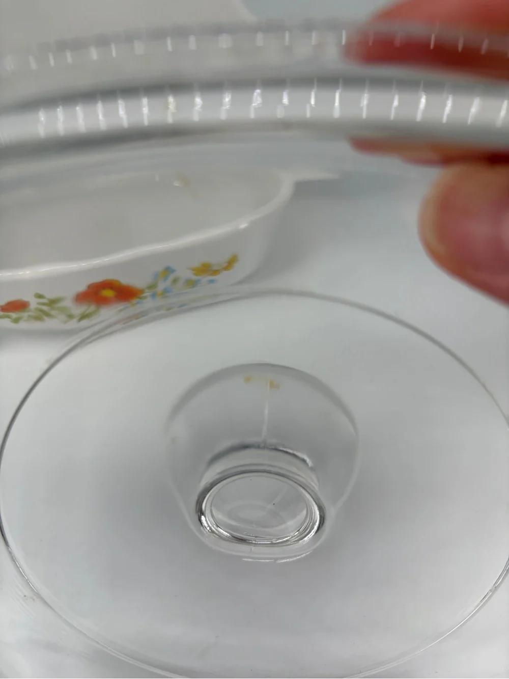 Corning Ware Wildflower 1qt dish with lid
